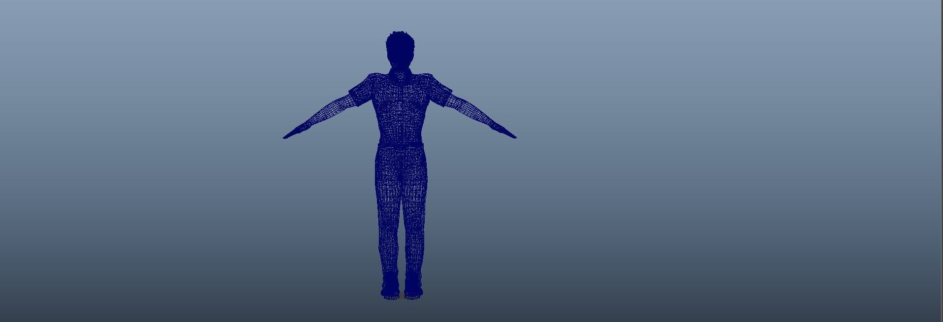 Chris Pratt  Low-poly 3D model_26