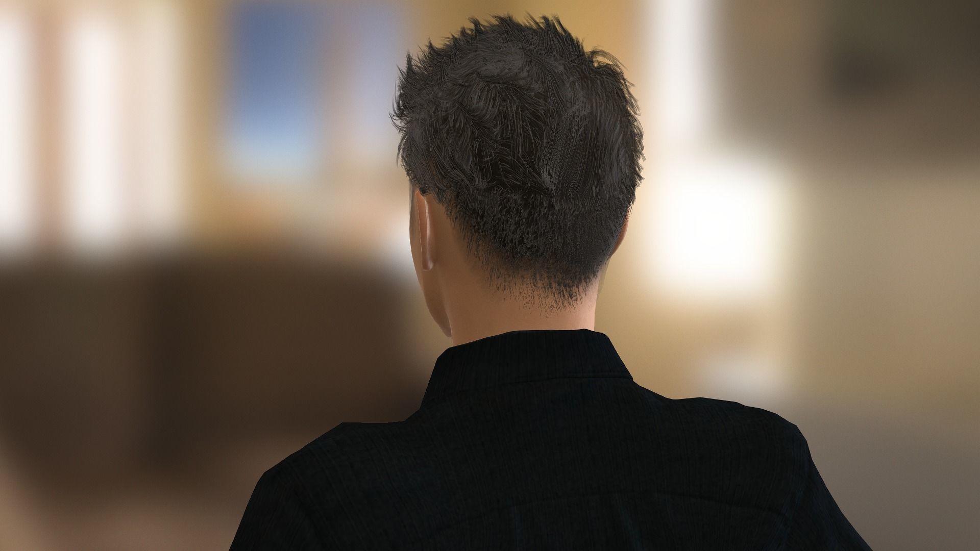 Chris Pratt  Low-poly 3D model_35