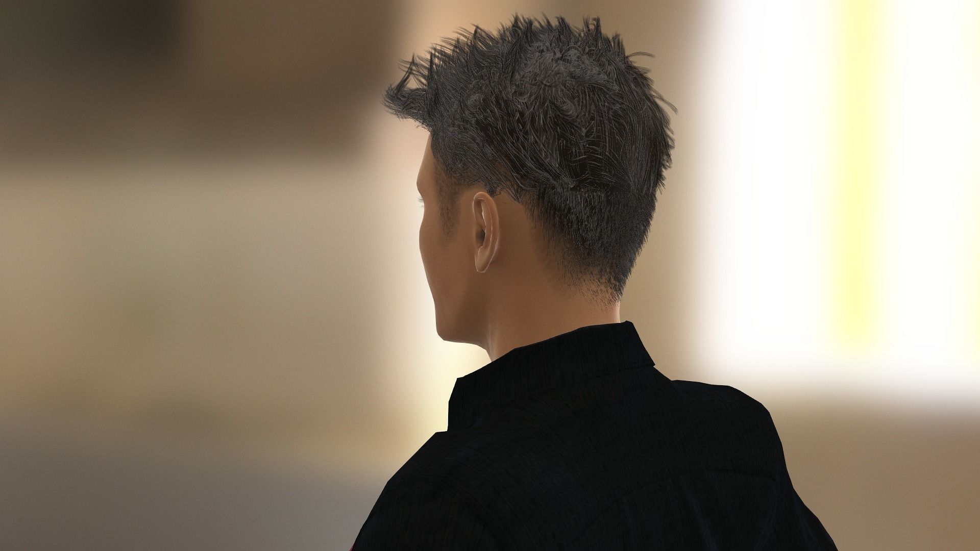 Chris Pratt  Low-poly 3D model_37