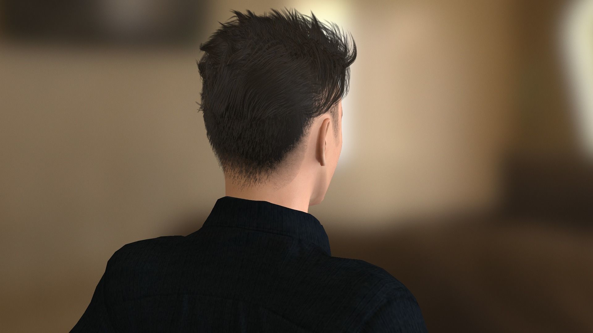 Chris Pratt  Low-poly 3D model_33