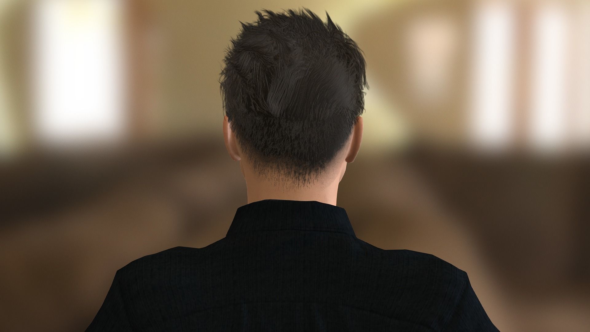 Chris Pratt  Low-poly 3D model_34