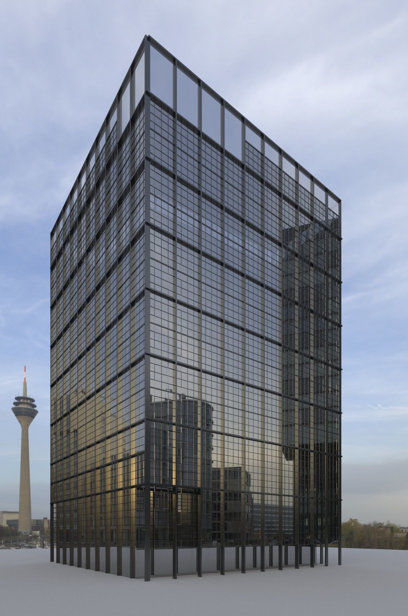 Office Building 3D model_1