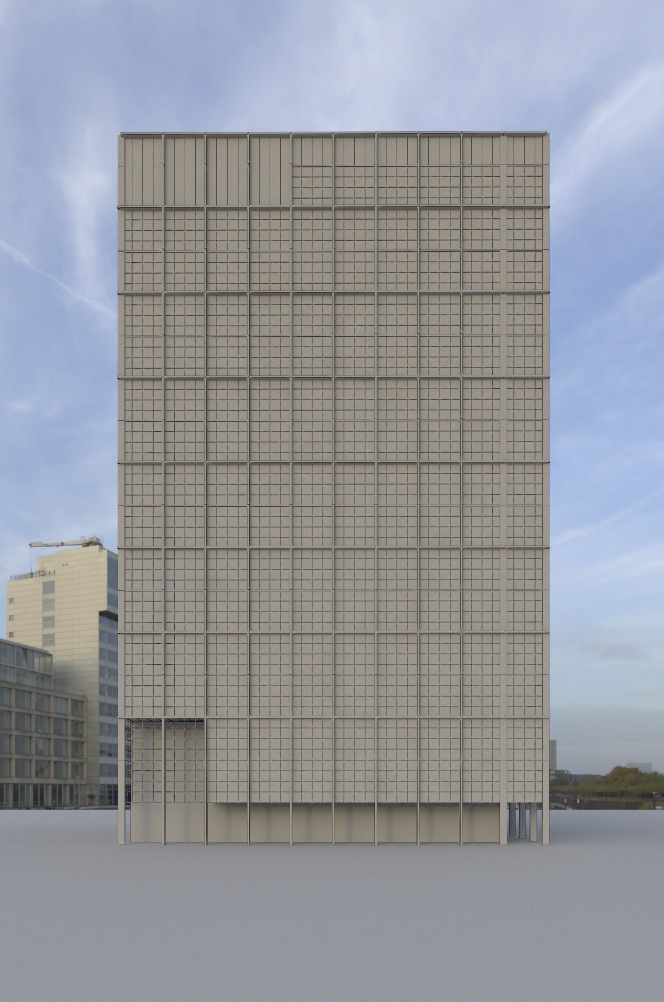 Office Building 3D model_2