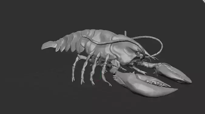 Lobster Highpoly 3D print model