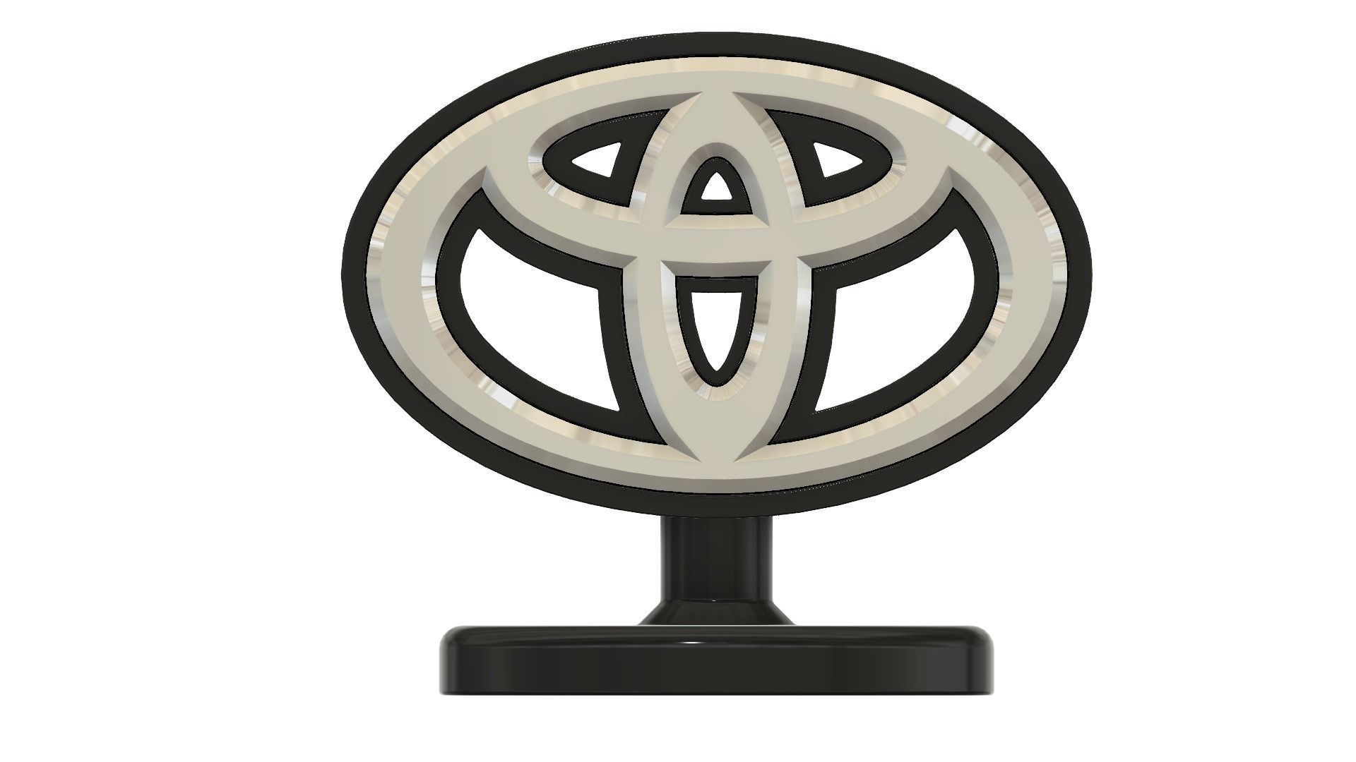 Toyota Stand Logo 3D print model_6