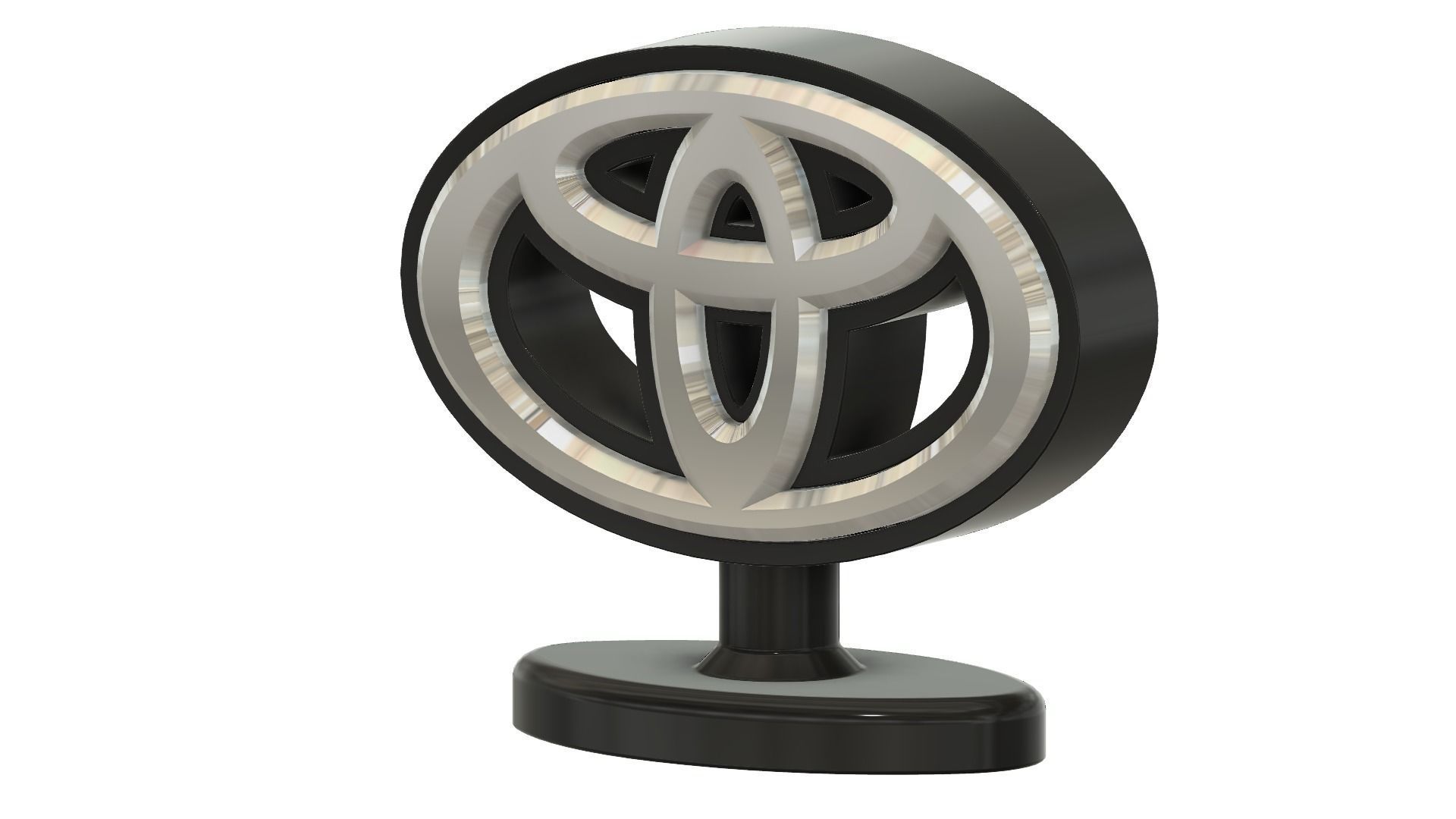 Toyota Stand Logo 3D print model_1