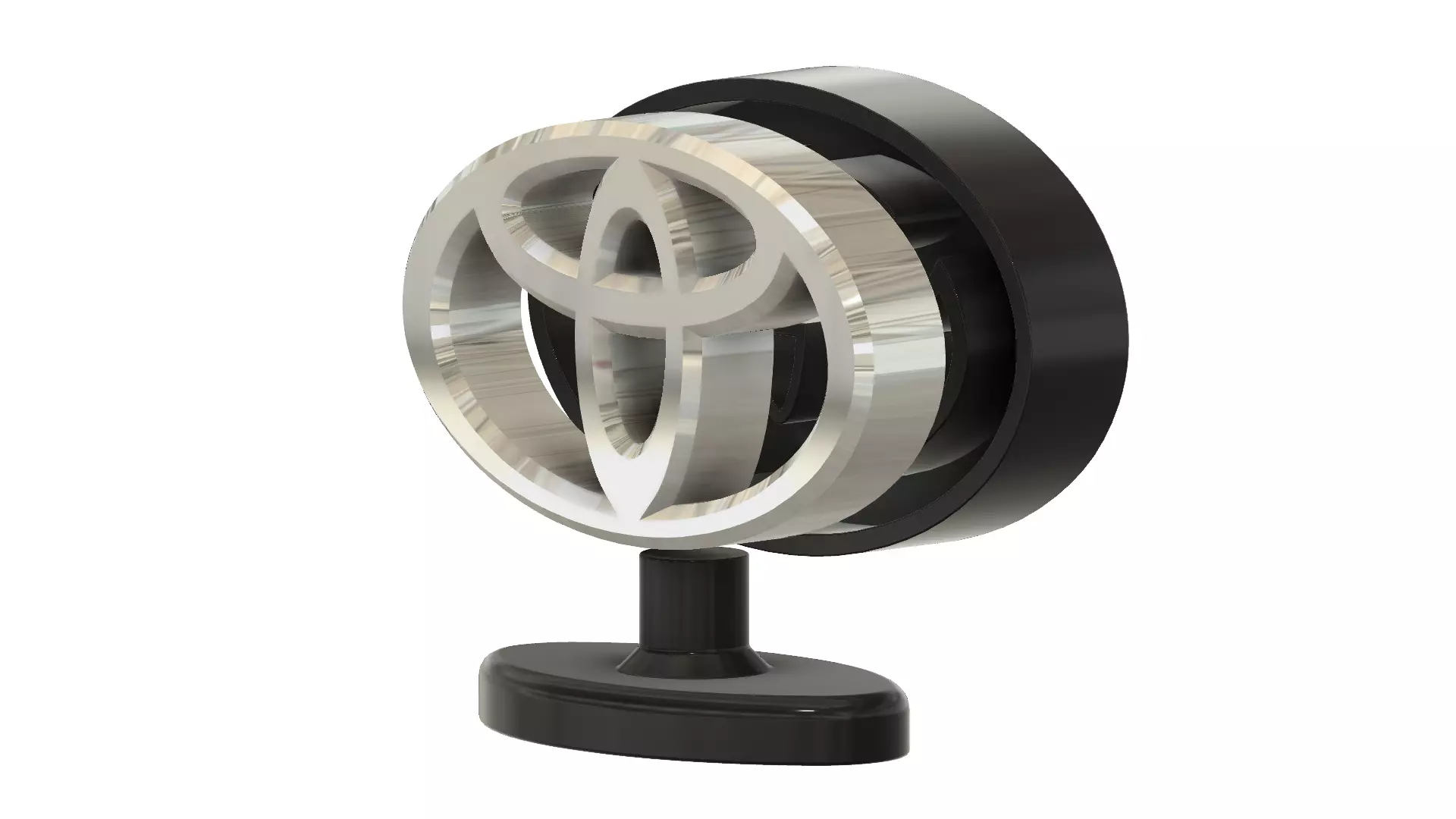 Toyota Stand Logo 3D print model_0