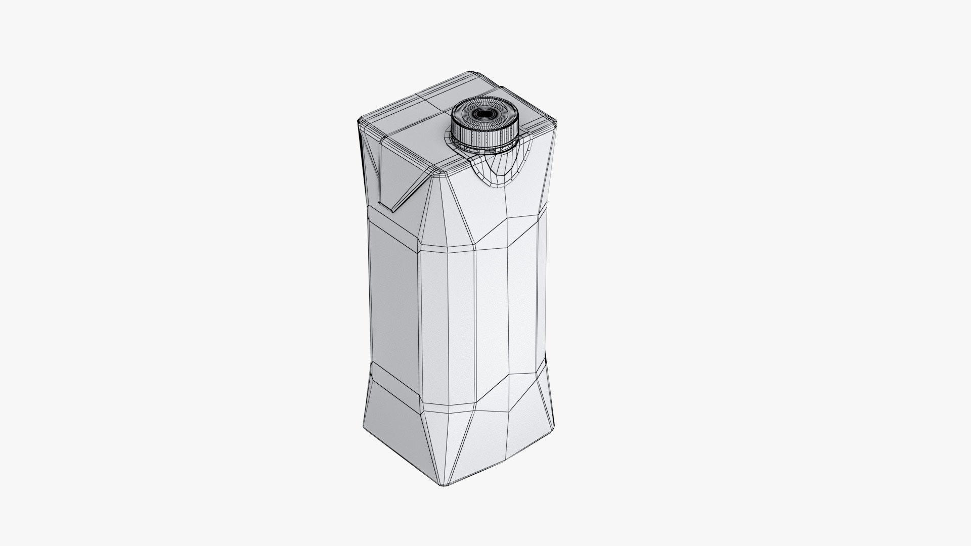 Juice Box PBR Low-poly 3D model_12