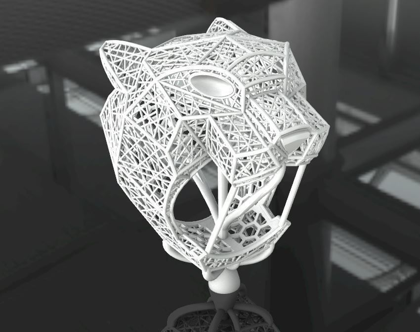 panther TAGER RING 3D print model_11