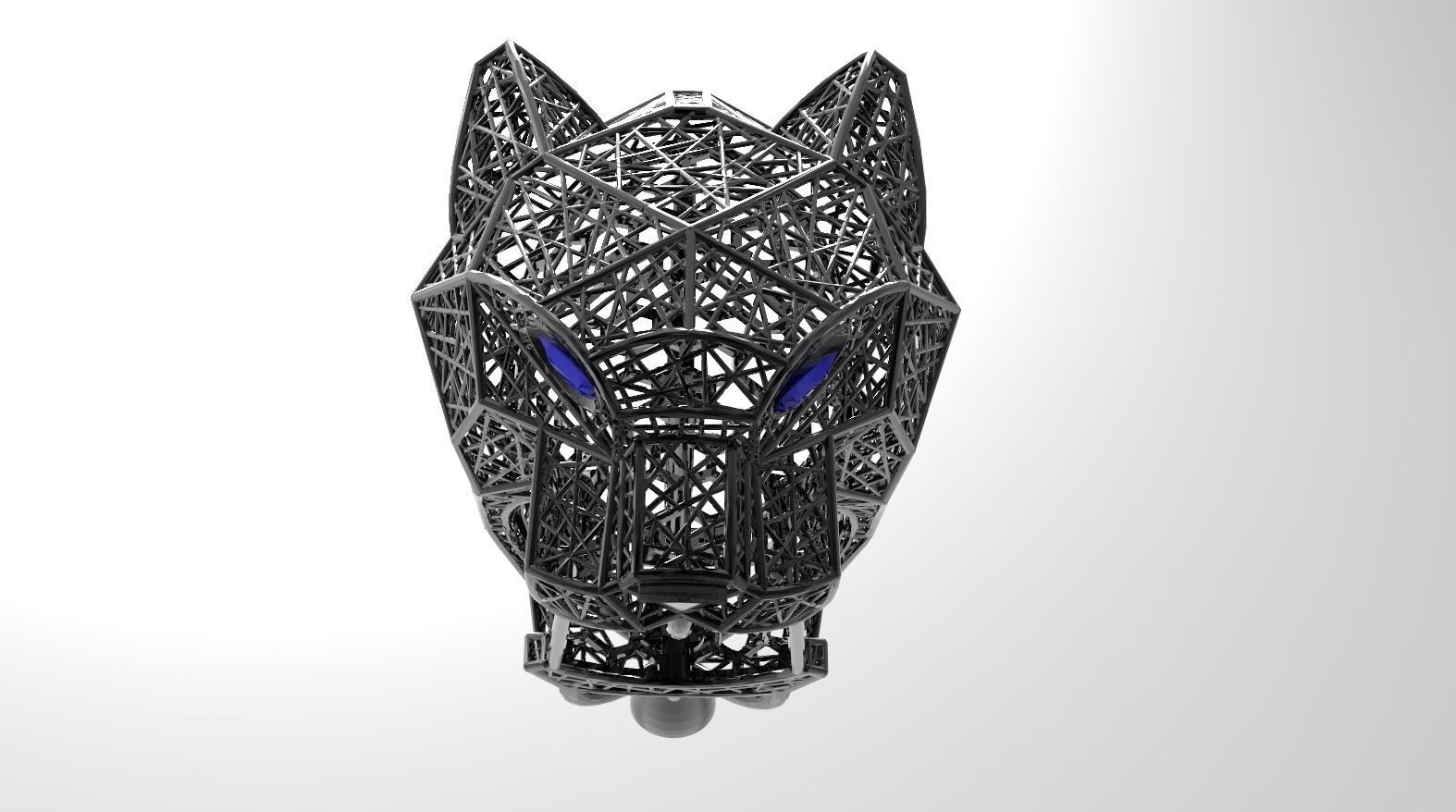 panther TAGER RING 3D print model_3