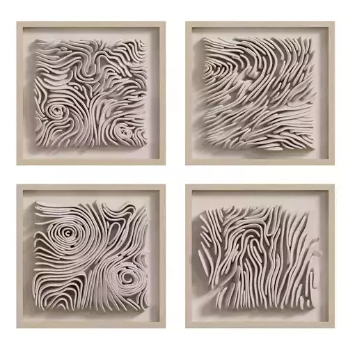 Coral Reef Waves Wall Decoration