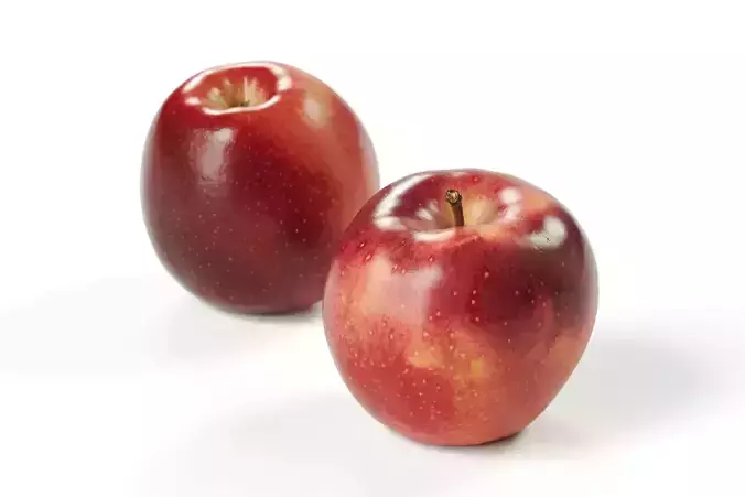 polypasta - apple 02 - red 3D model