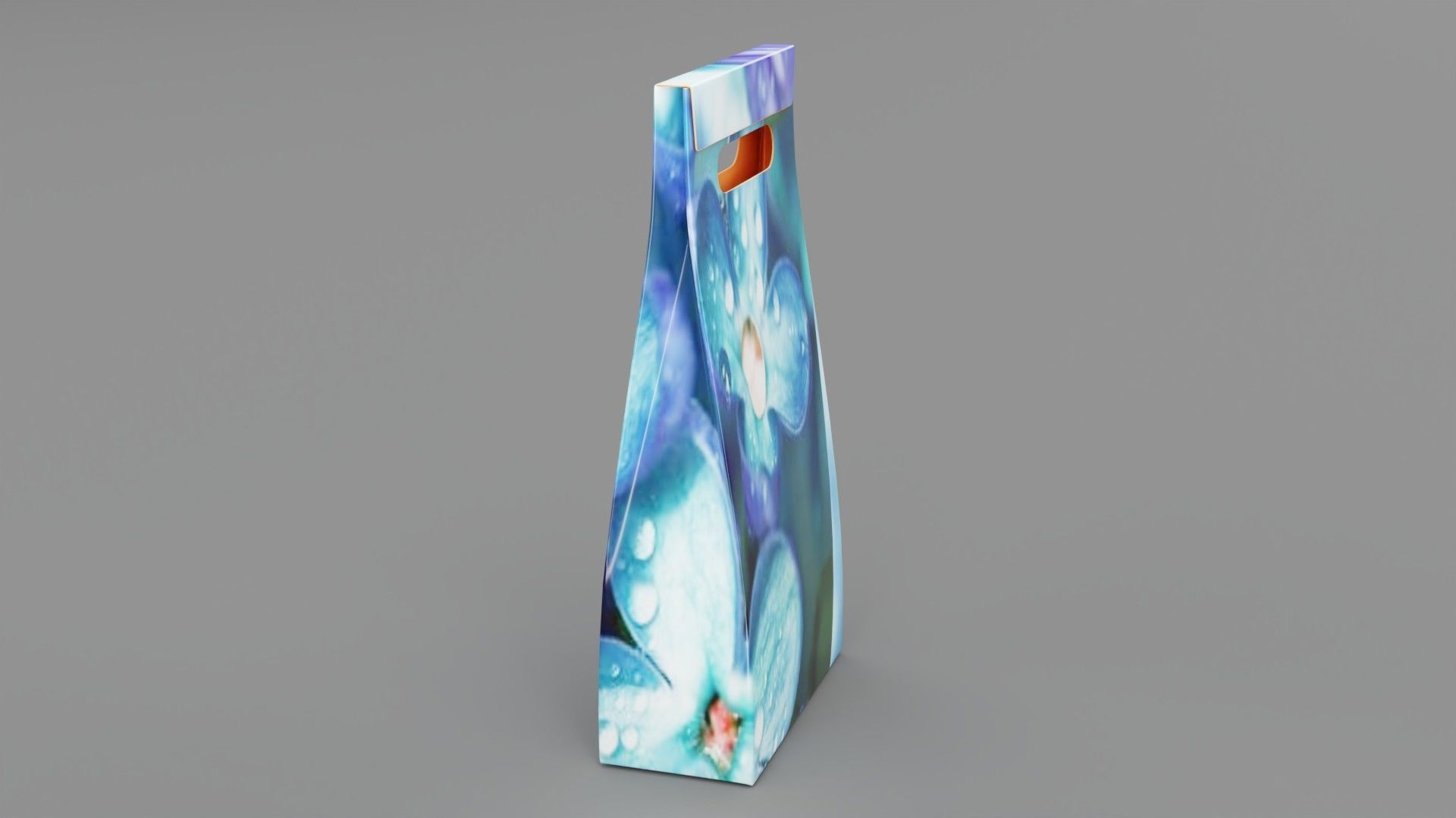 Empty packages cosmetics box Low-poly 3D model_7