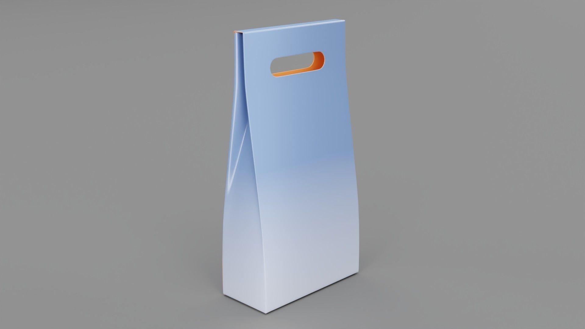 Empty packages cosmetics box Low-poly 3D model_12