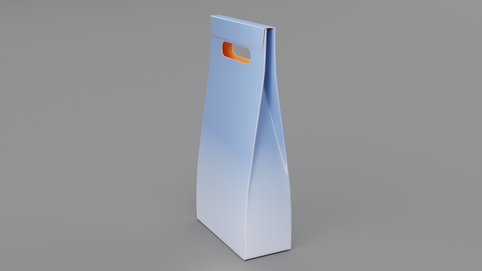 Empty packages cosmetics box Low-poly 3D model_14