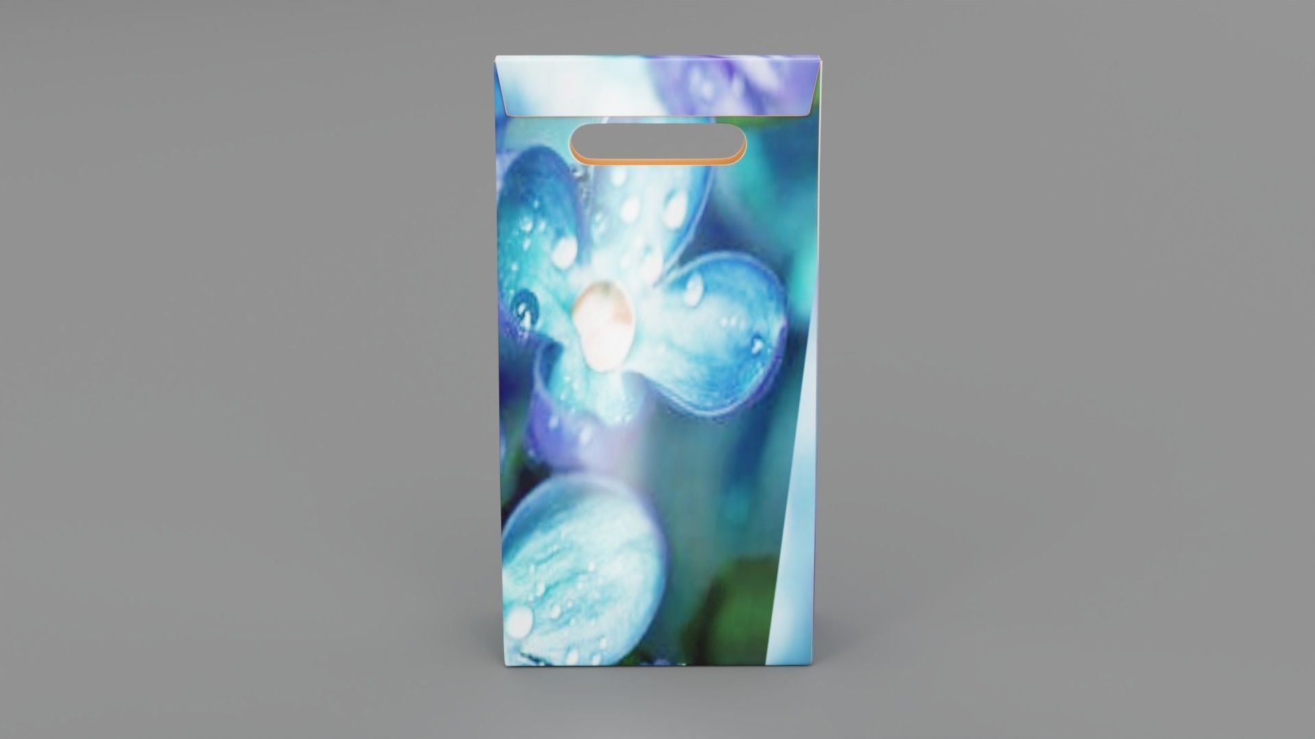 Empty packages cosmetics box Low-poly 3D model_5