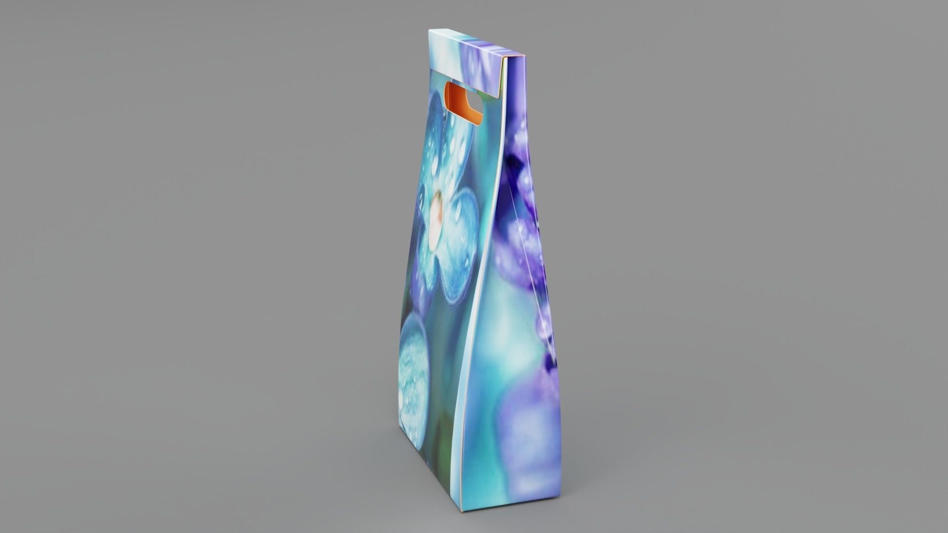 Empty packages cosmetics box Low-poly 3D model_3