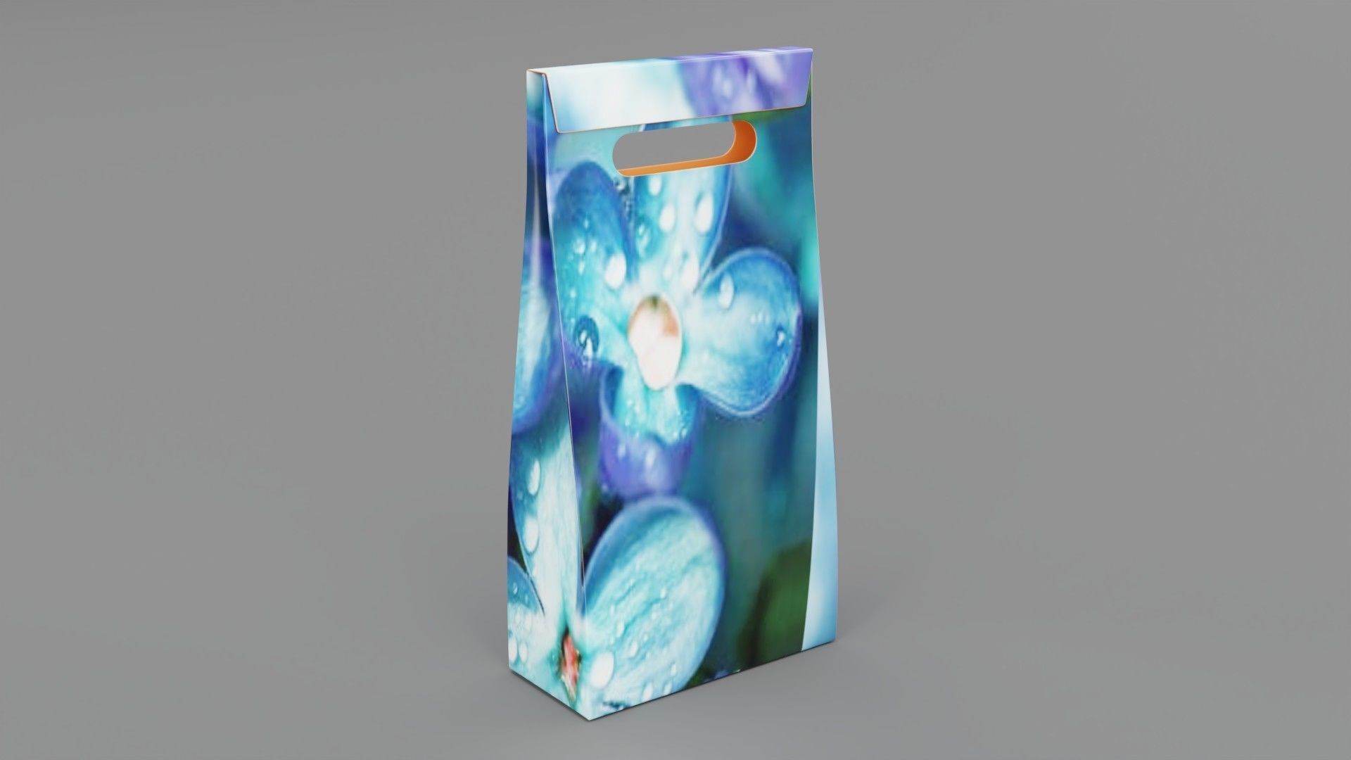 Empty packages cosmetics box Low-poly 3D model_6