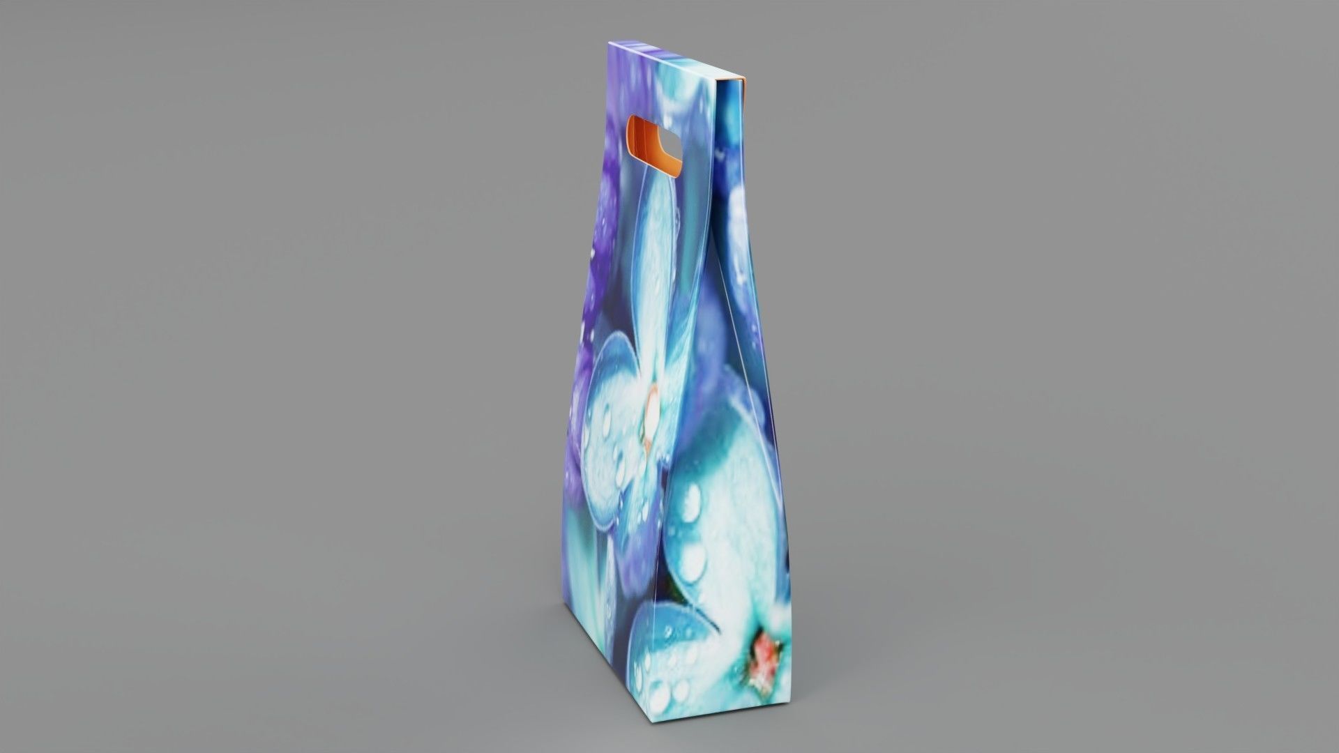 Empty packages cosmetics box Low-poly 3D model_8