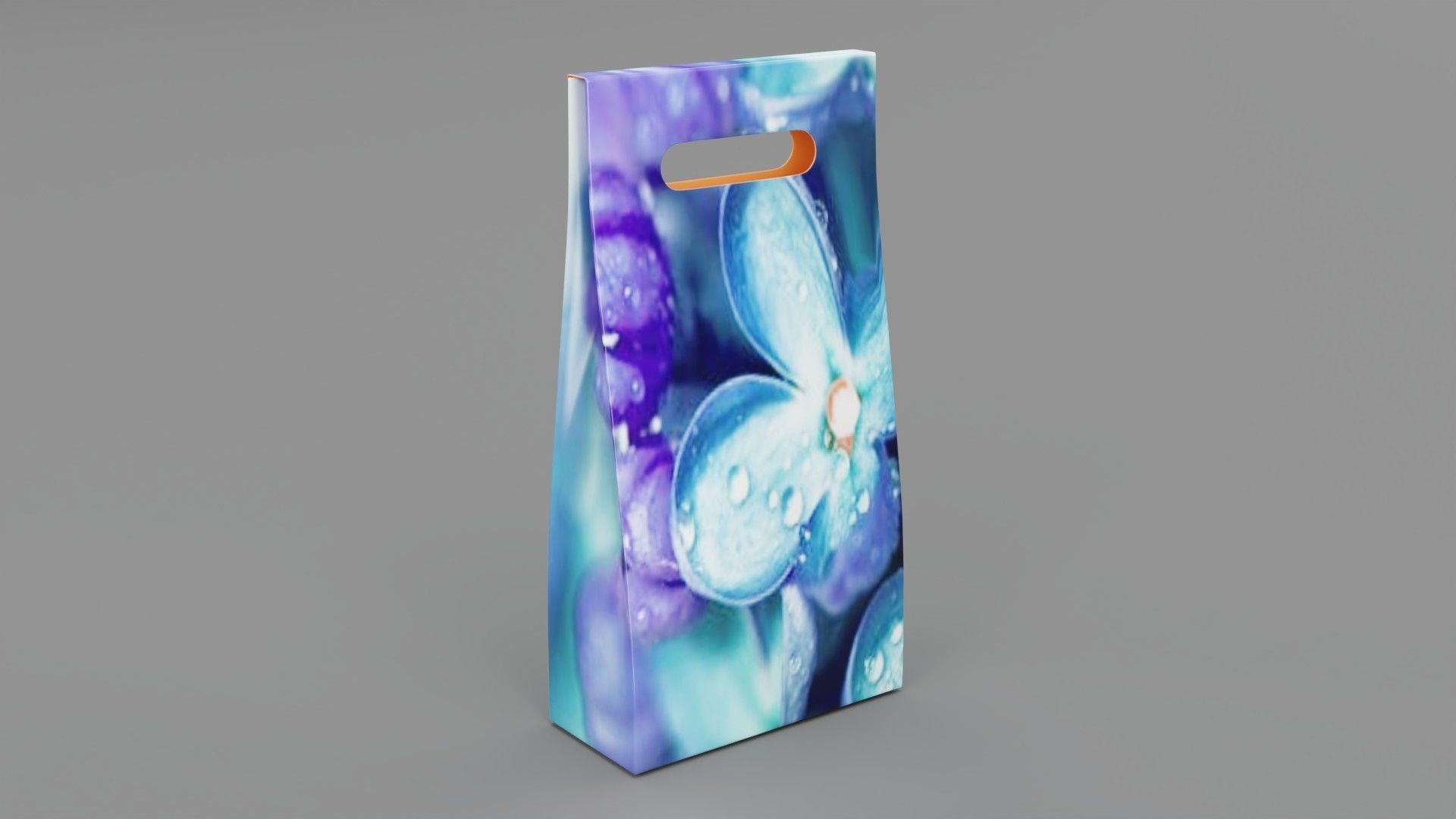 Empty packages cosmetics box Low-poly 3D model_1