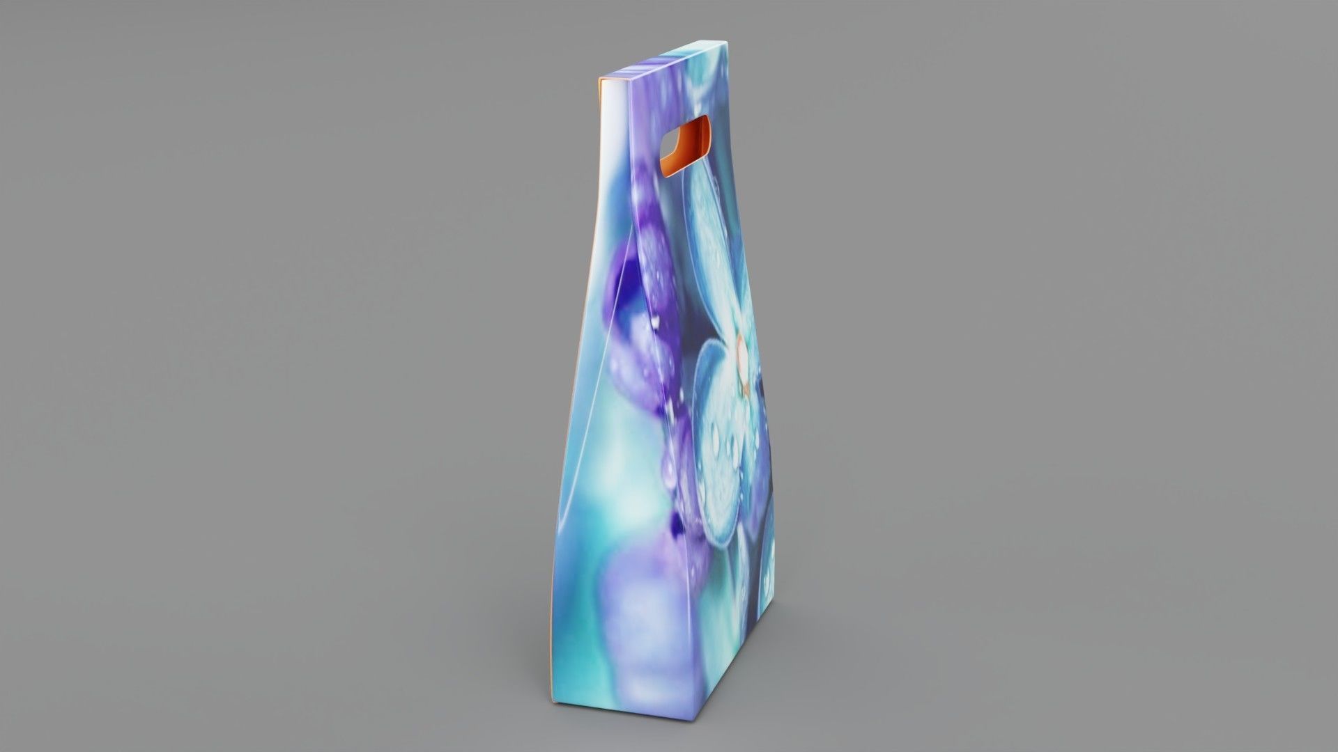 Empty packages cosmetics box Low-poly 3D model_2