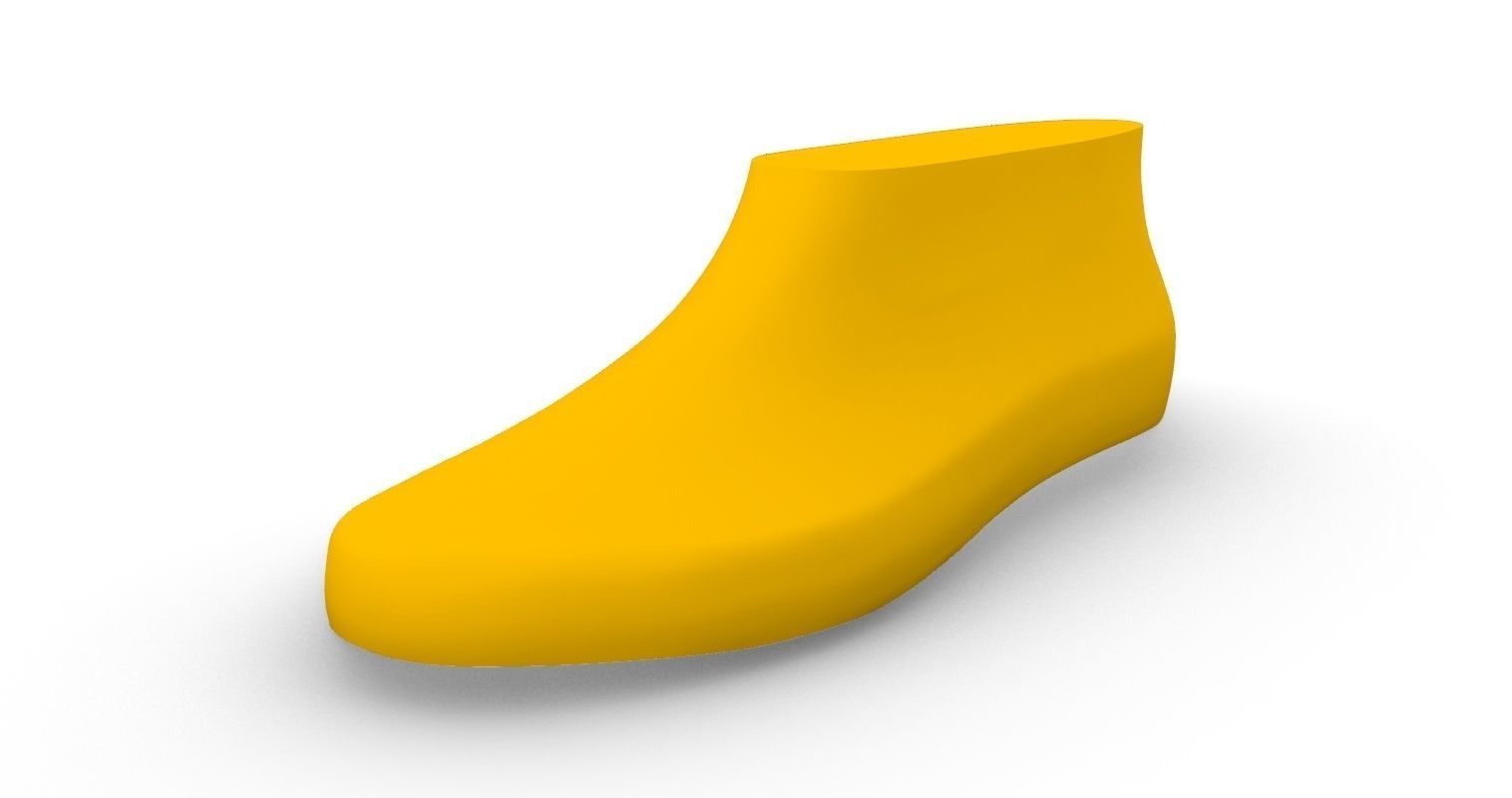 Man Shoe Last for Boot 3D print model_3