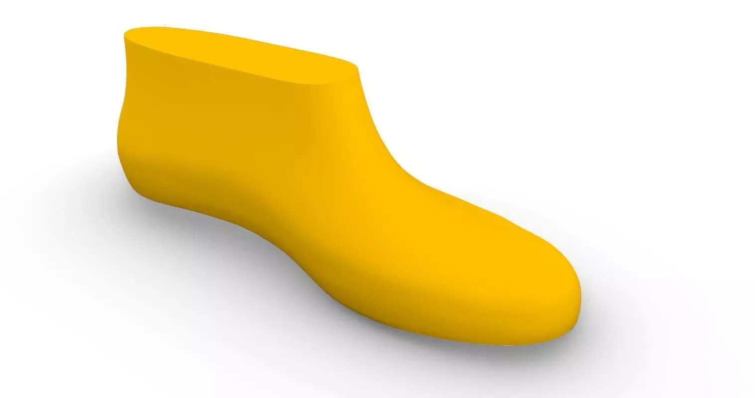 Man Shoe Last for Boot 3D print model_0