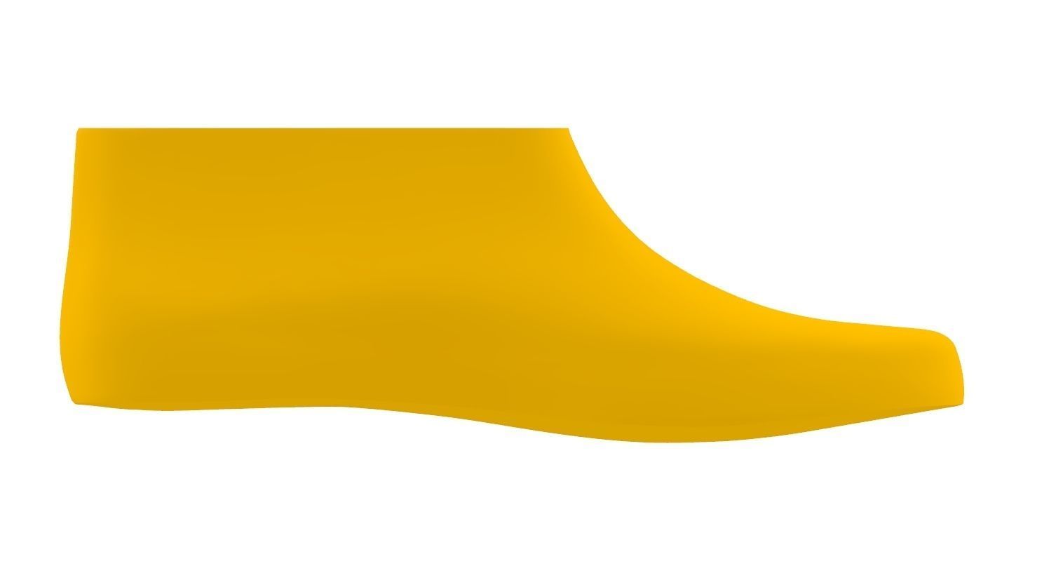 Man Shoe Last for Boot 3D print model_5