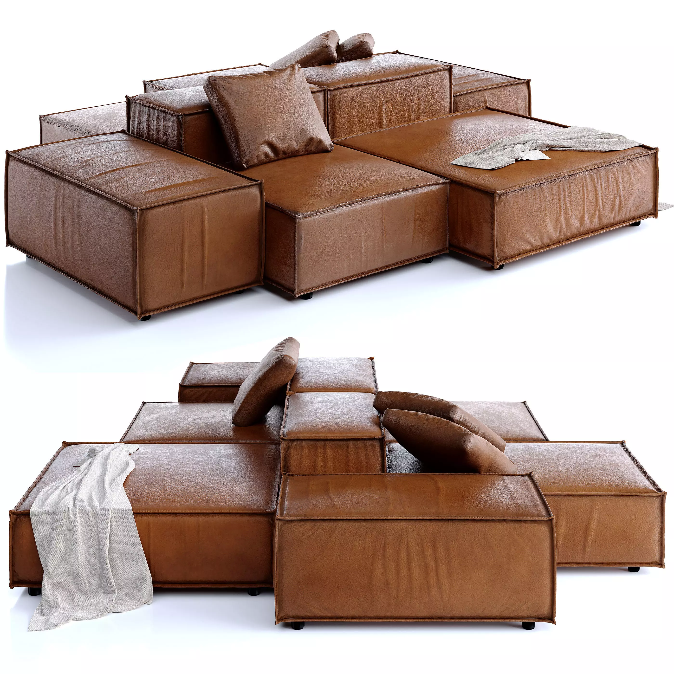 Extra Soft Living Divani Sofa 3D model