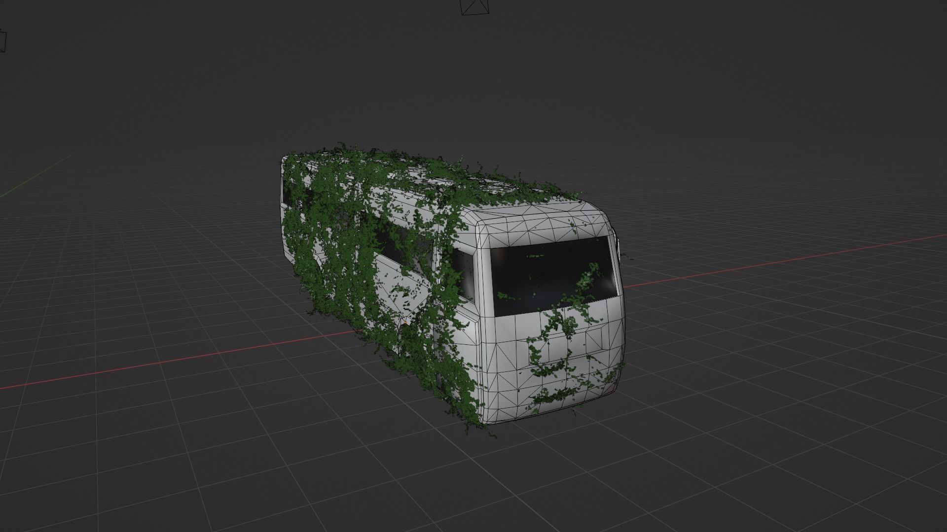Damaged Rusted Bus 3D model_8
