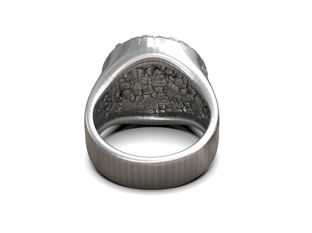 Ring Stark Targaryen wolf dragon GOT 3D print model_8