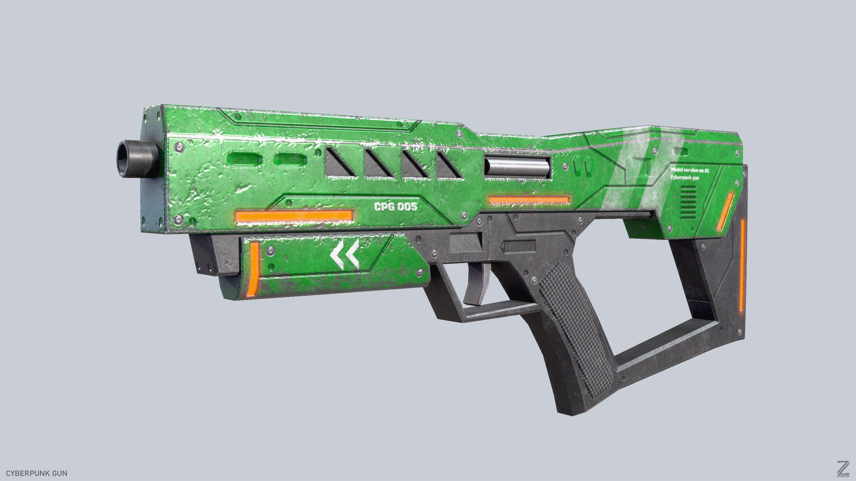 Cyberpunk gun collection _9