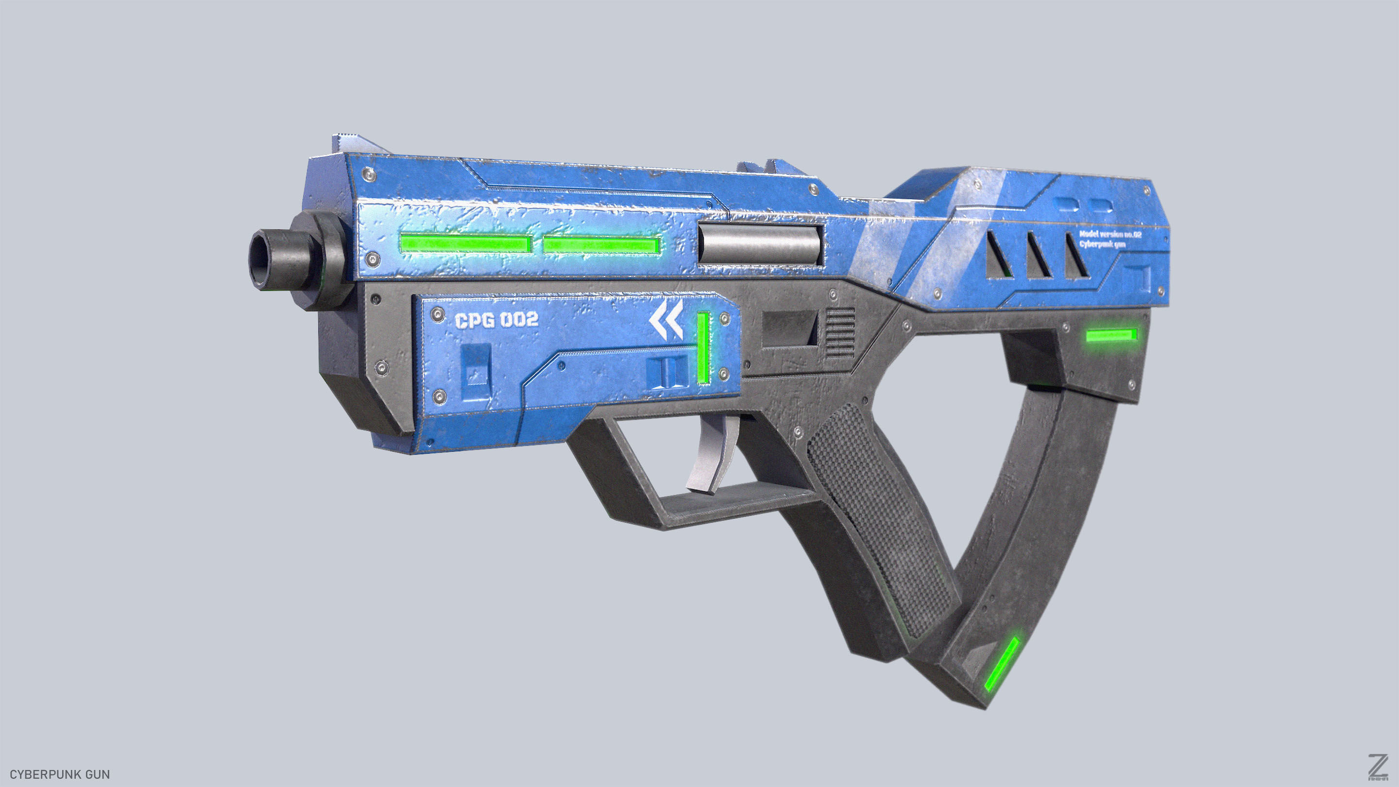 Cyberpunk gun collection _3