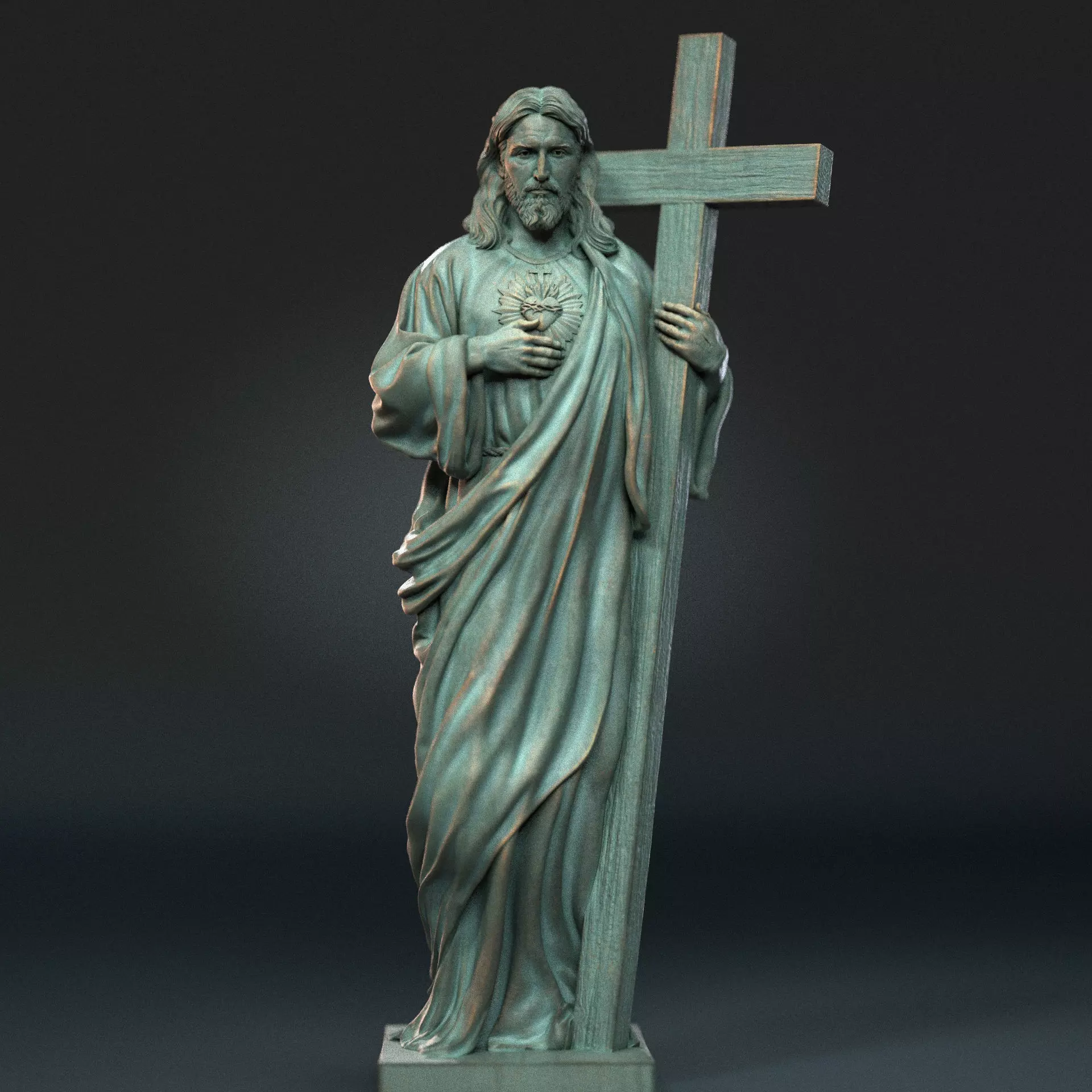 Jesus Sculpture 03 3D print model