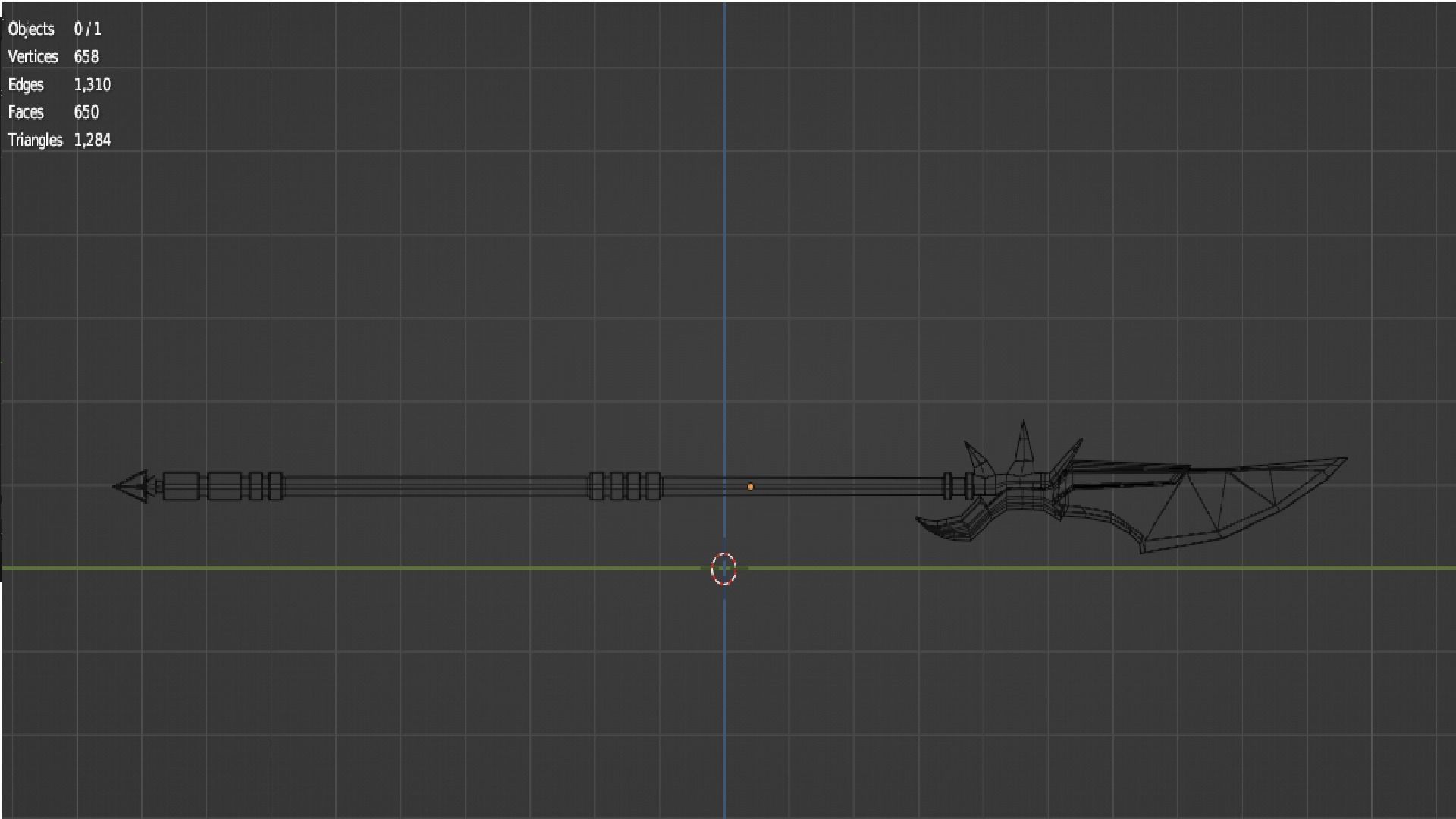 MEDIEVEL SPEAR Low-poly 3D model_15