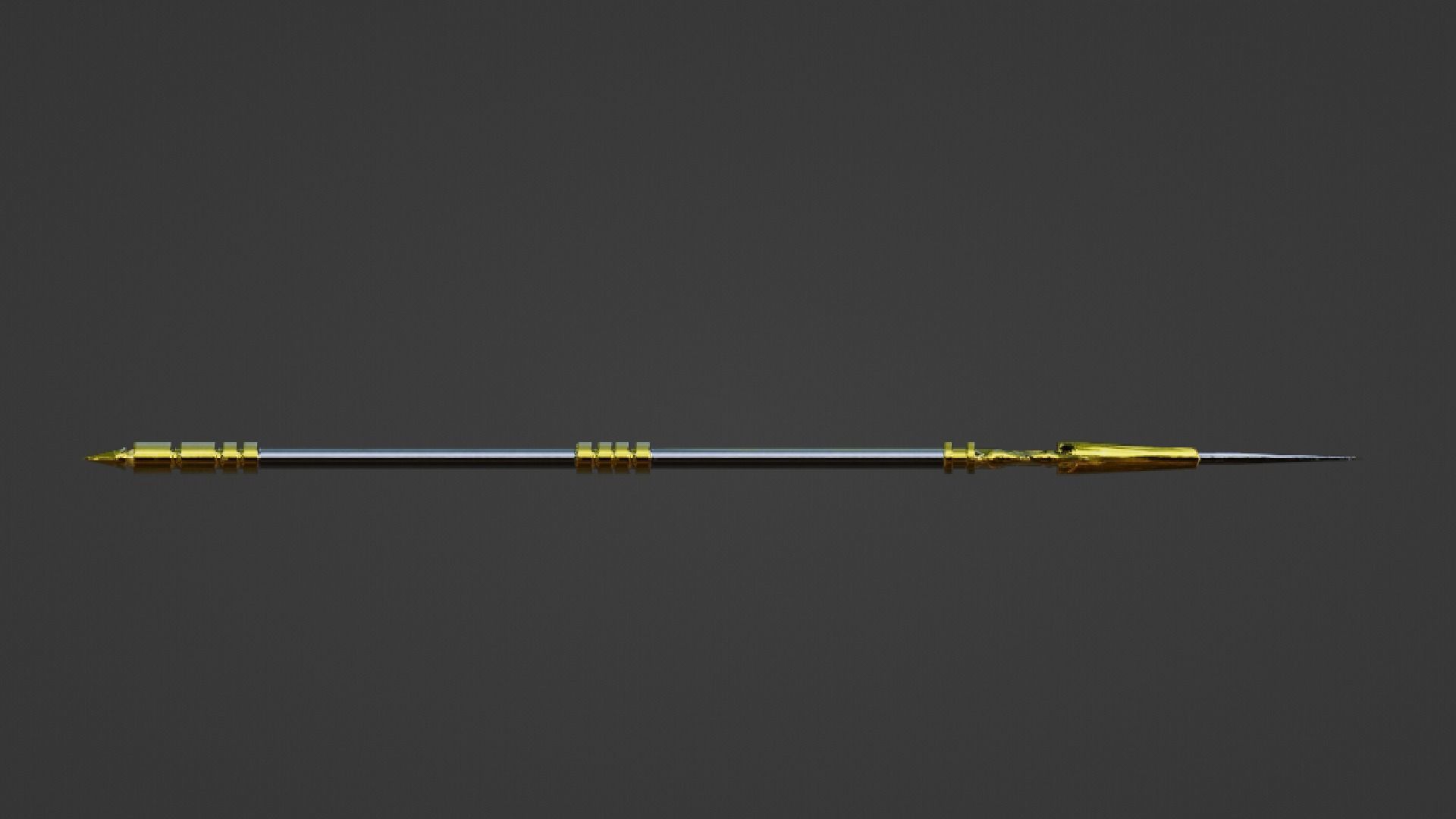 MEDIEVEL SPEAR Low-poly 3D model_9