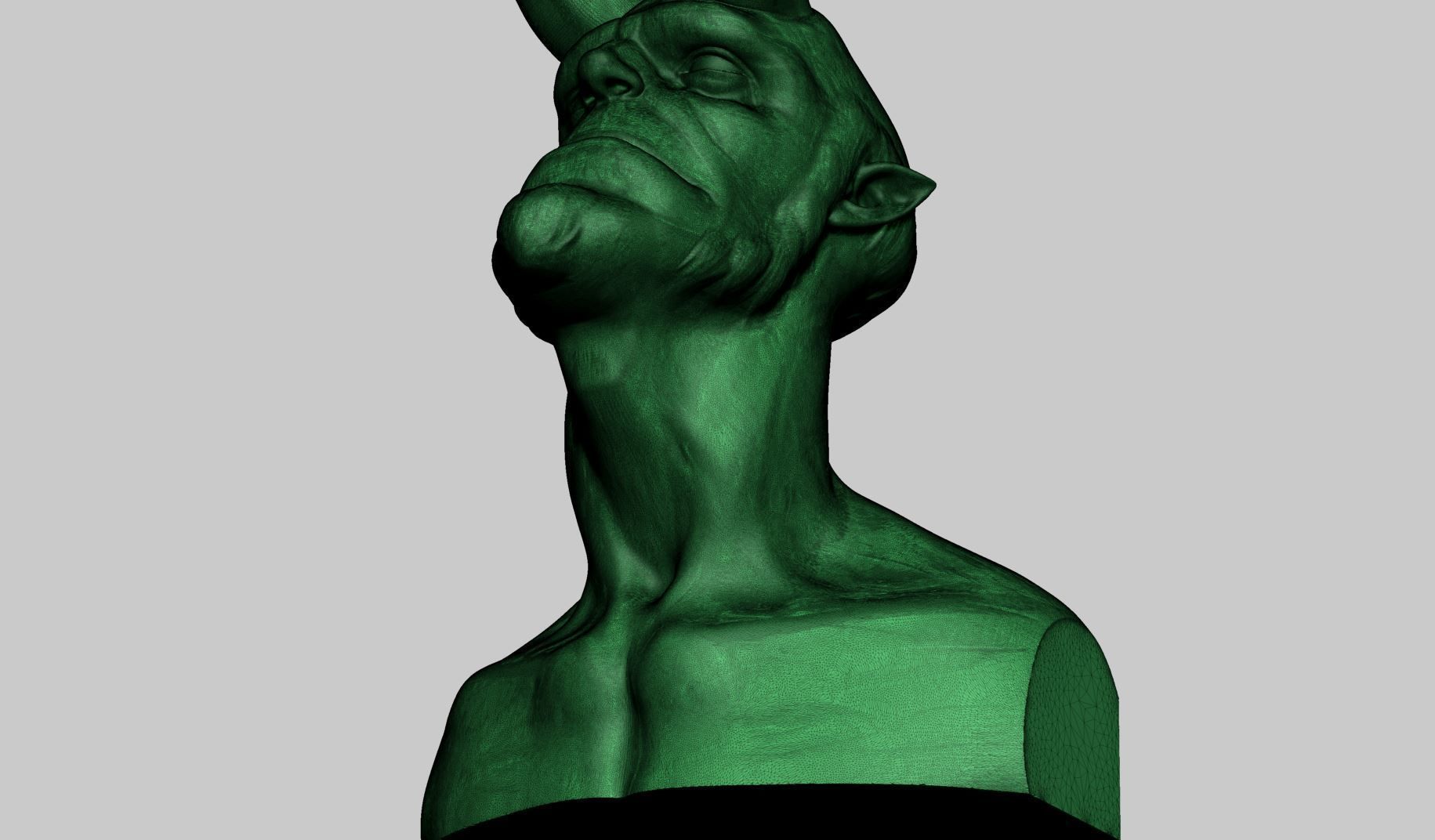 Hellboy Bust Printable A 3D print model_11