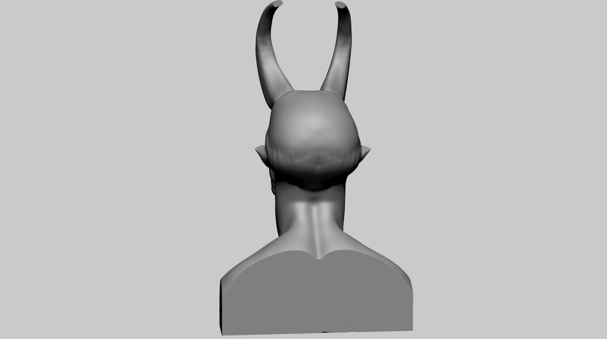 Hellboy Bust Printable A 3D print model_4