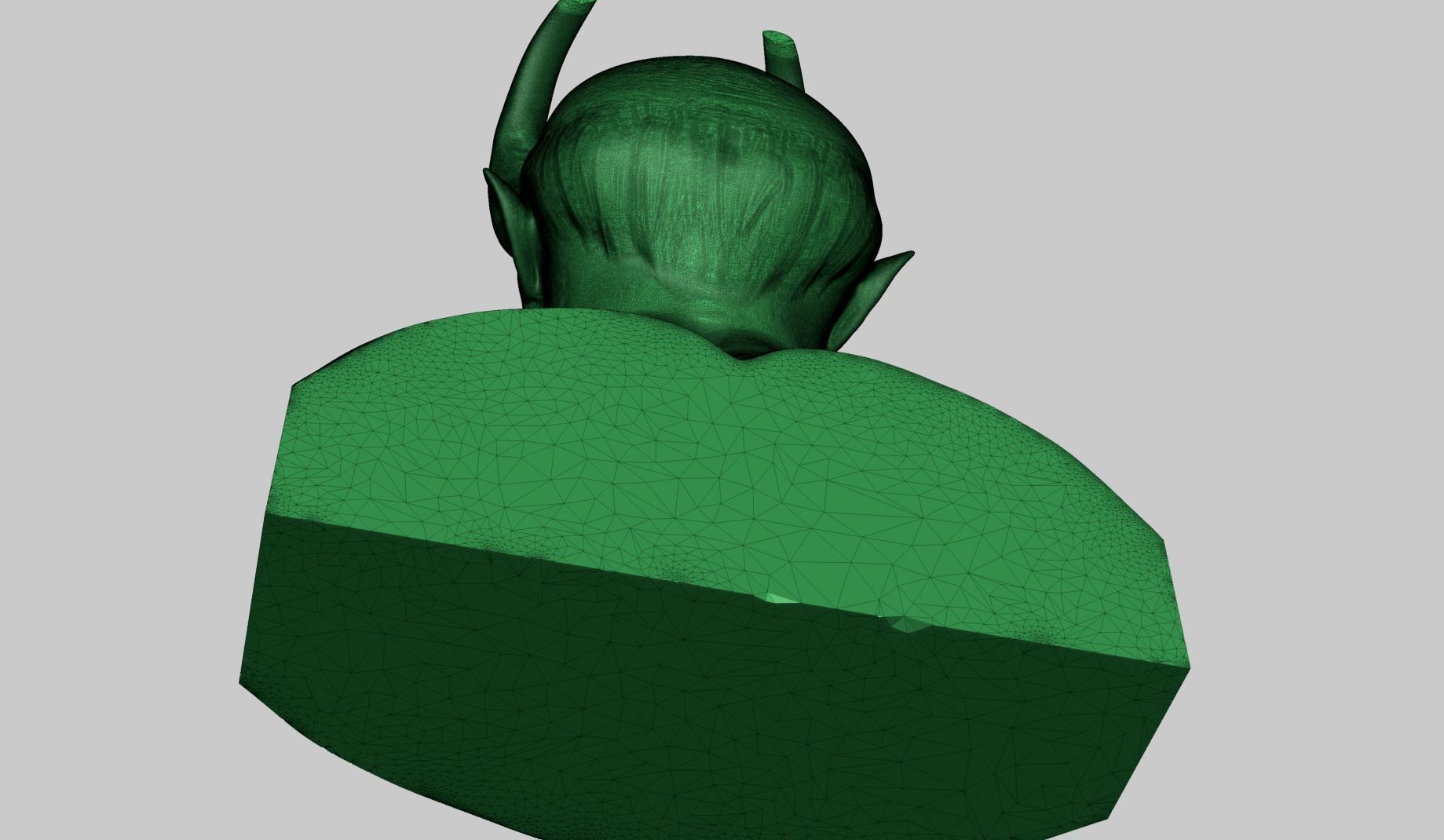 Hellboy Bust Printable A 3D print model_12