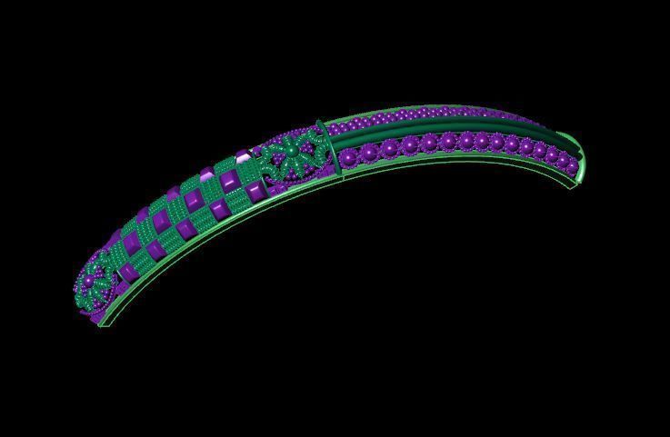 Bracelet  3D print model_6