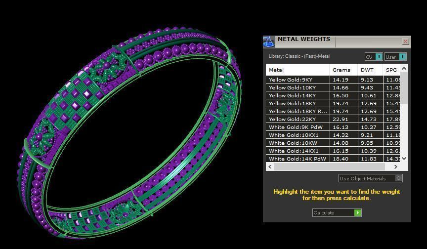 Bracelet  3D print model_9