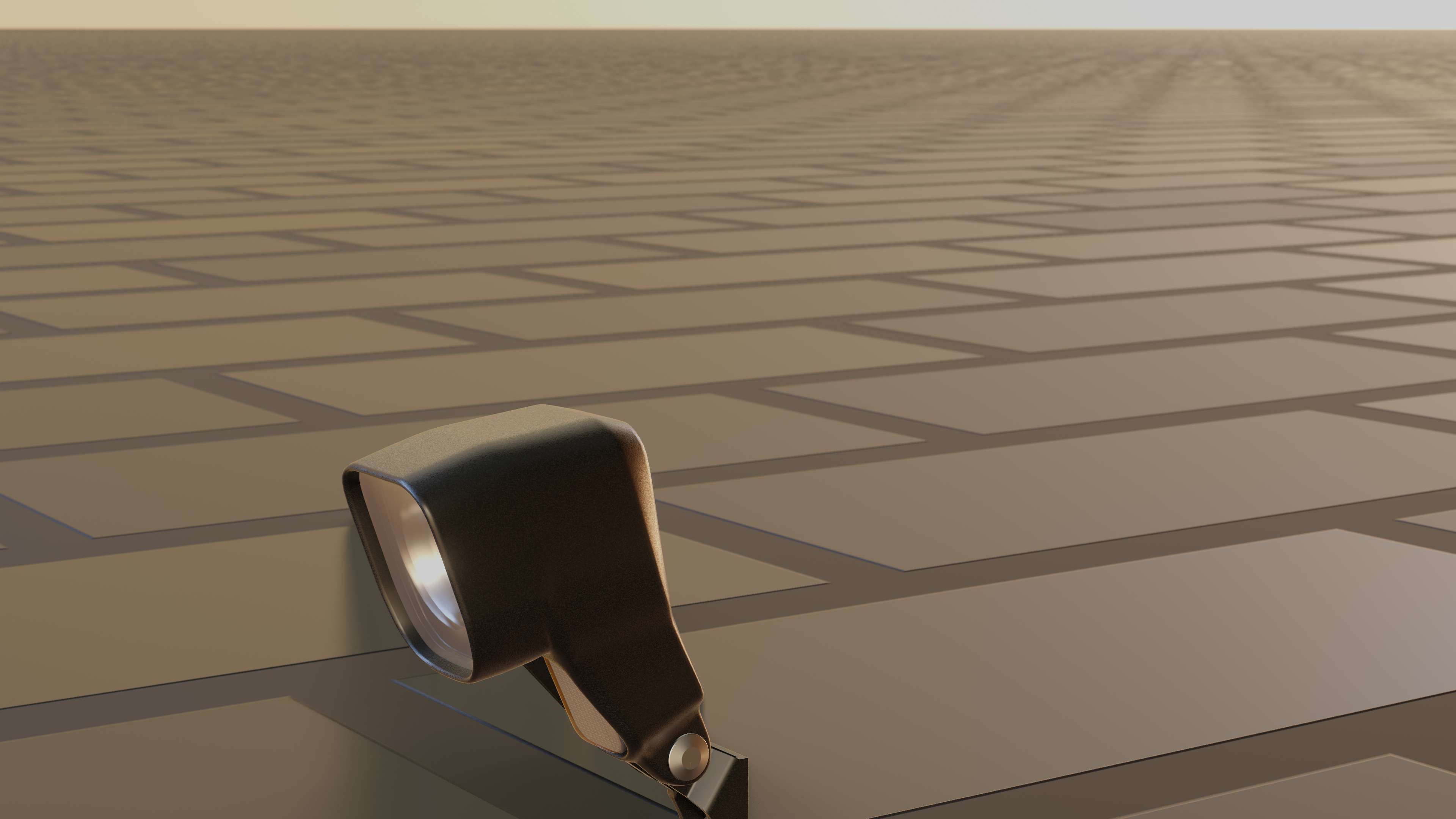 E-scooter front light with procedural PBR material setup 3D model_71