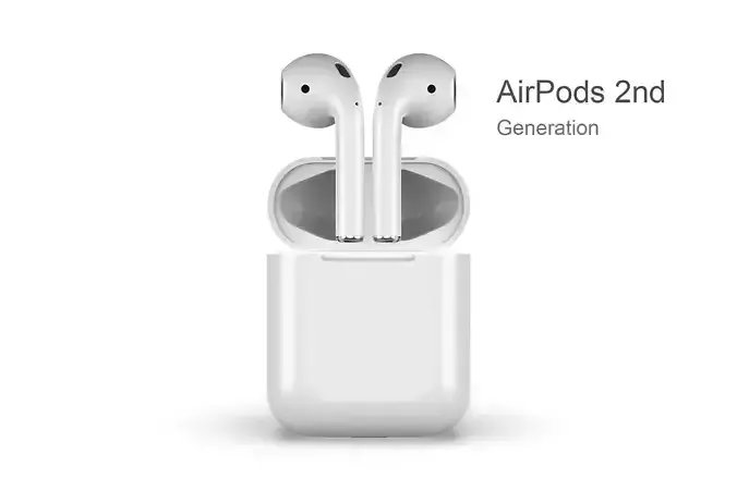 Apple AirPods 2nd generation  3D Model 3D model