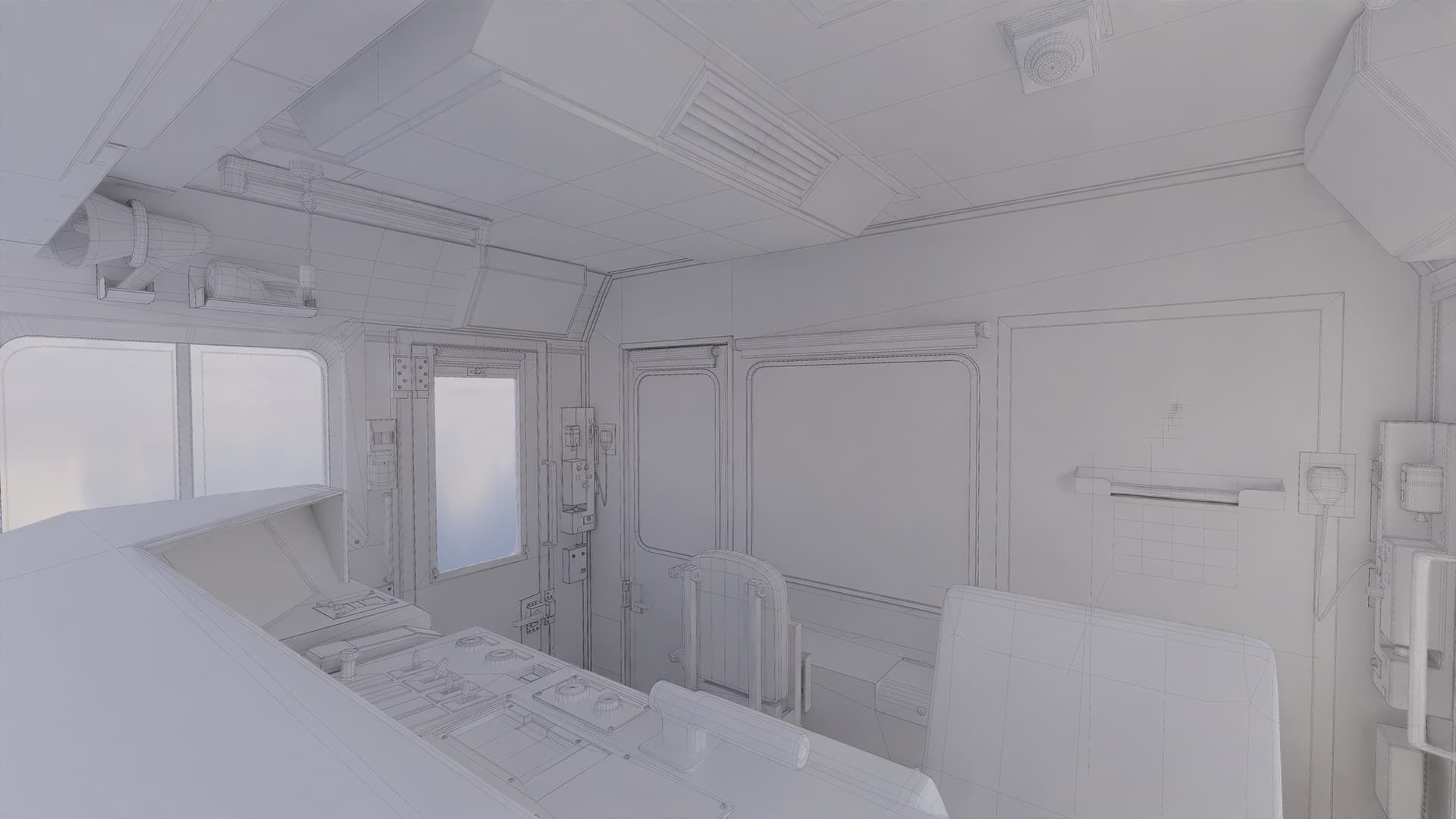 Rigged Train Japan Keihin-Tohoku E233 Series 3D model_26