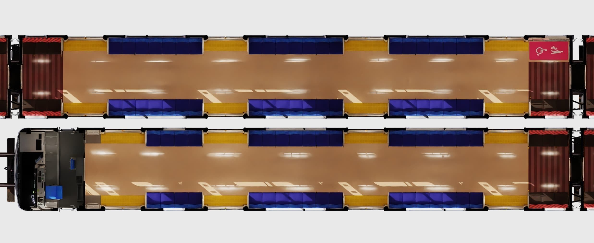 Rigged Train Japan Keihin-Tohoku E233 Series 3D model_23