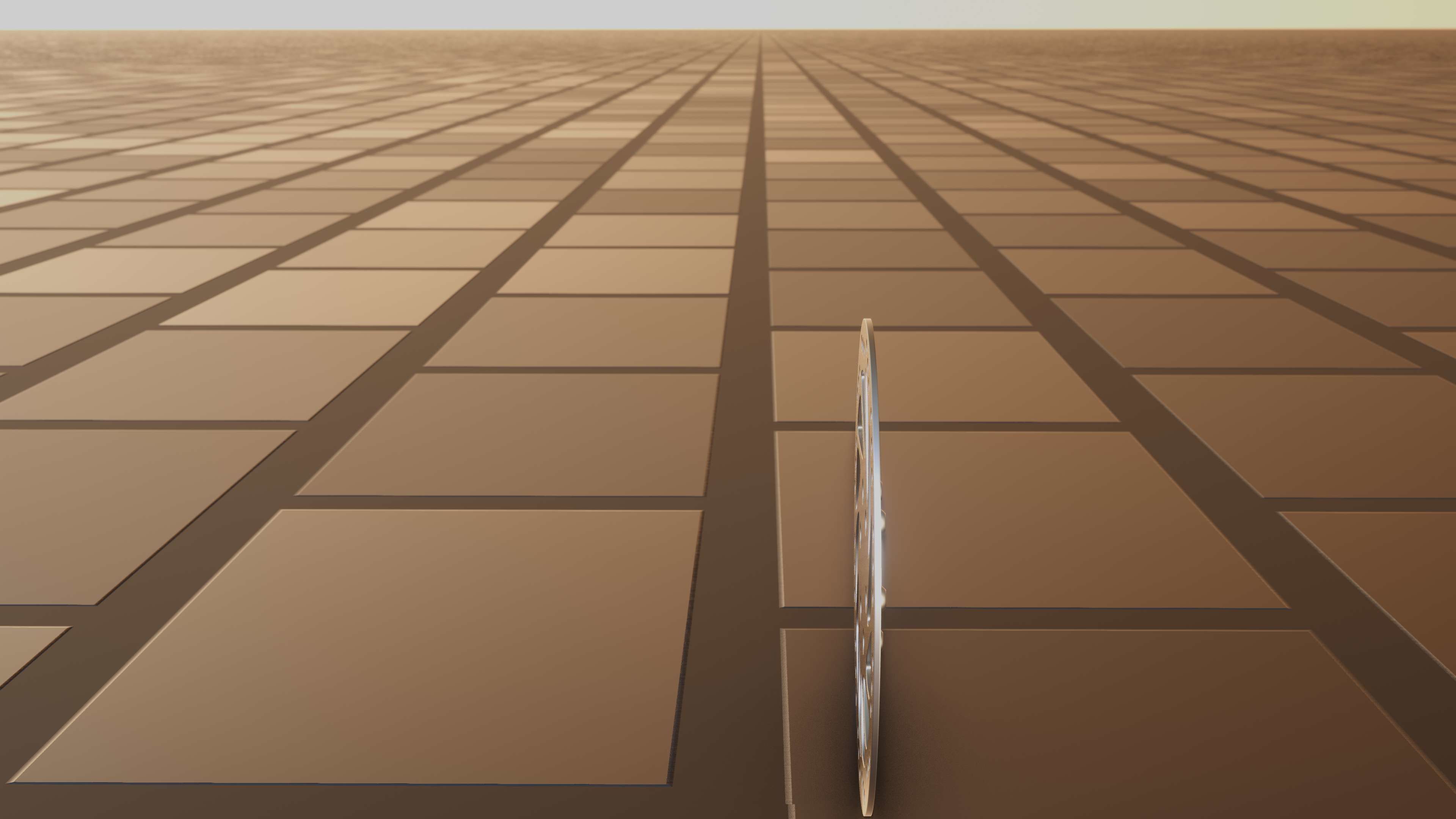 E-Scooter Disc Brake with Procedural PBR Material Setup 3D model_61