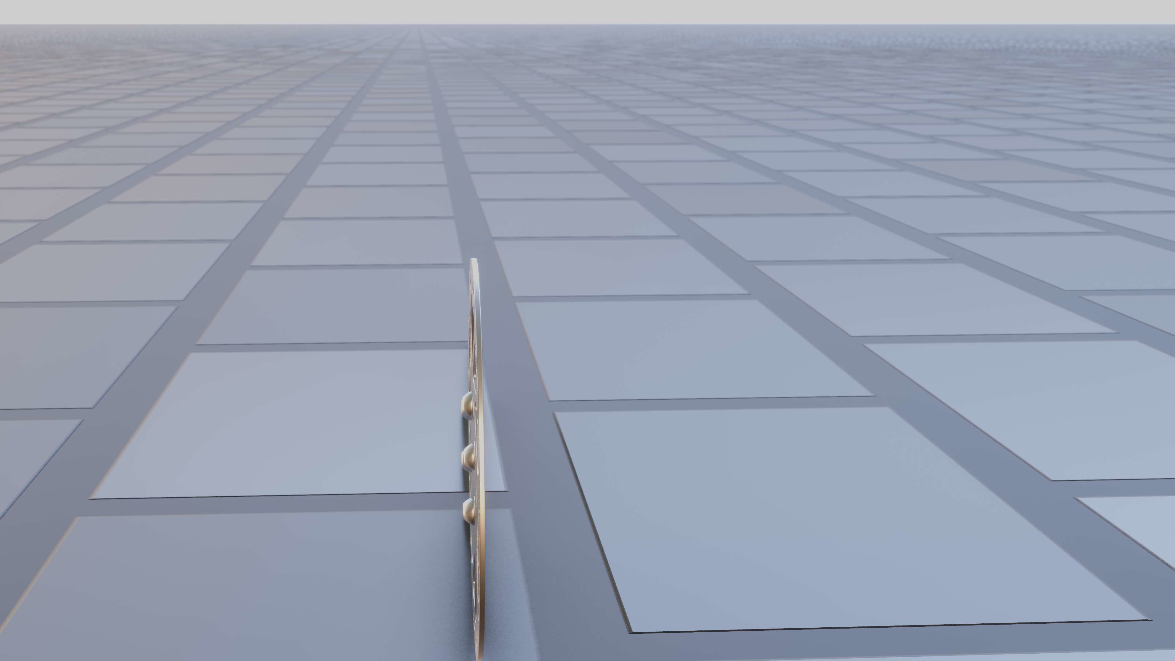 E-Scooter Disc Brake with Procedural PBR Material Setup 3D model_24