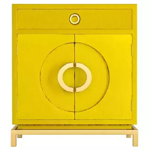 DISK Yellow 2-door sideboard KARE DESIGN
