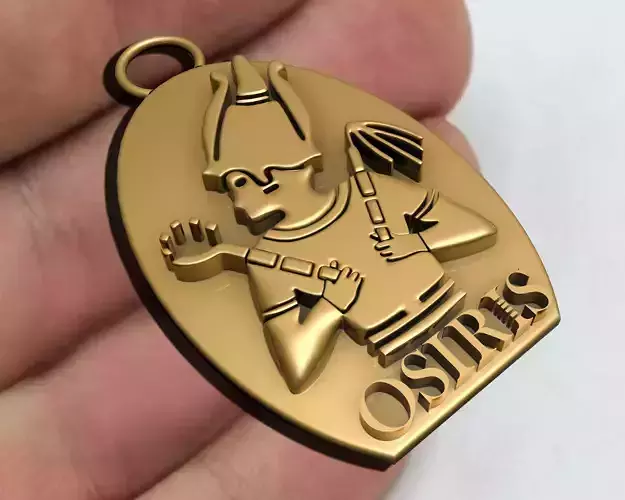 Osiris Egyptian God Pendant Ancient Necklaces Pharaonic jewelry 3D print model