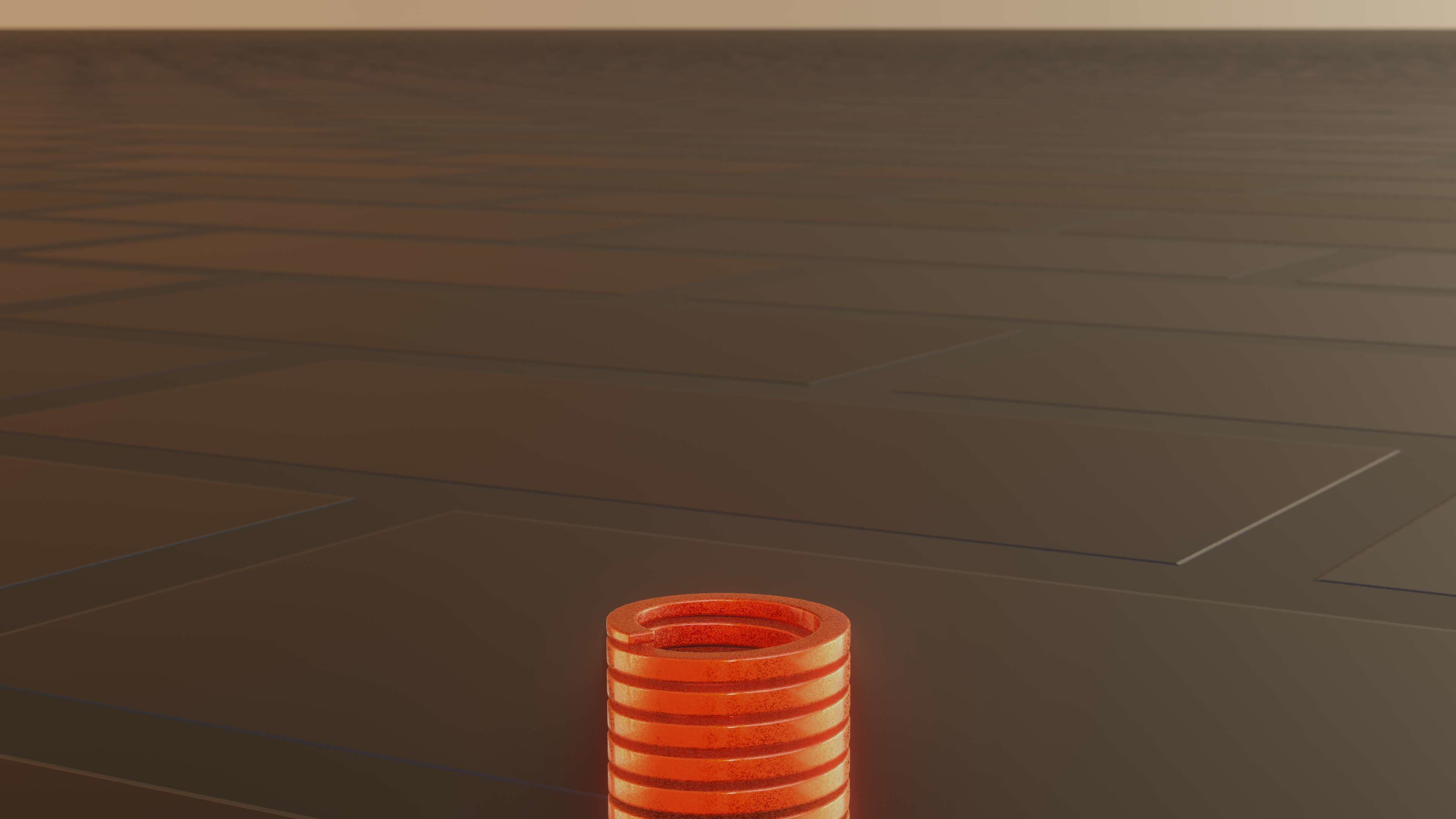 E-Scooter Spring with Procedural PBR Material Setup 3D model_47